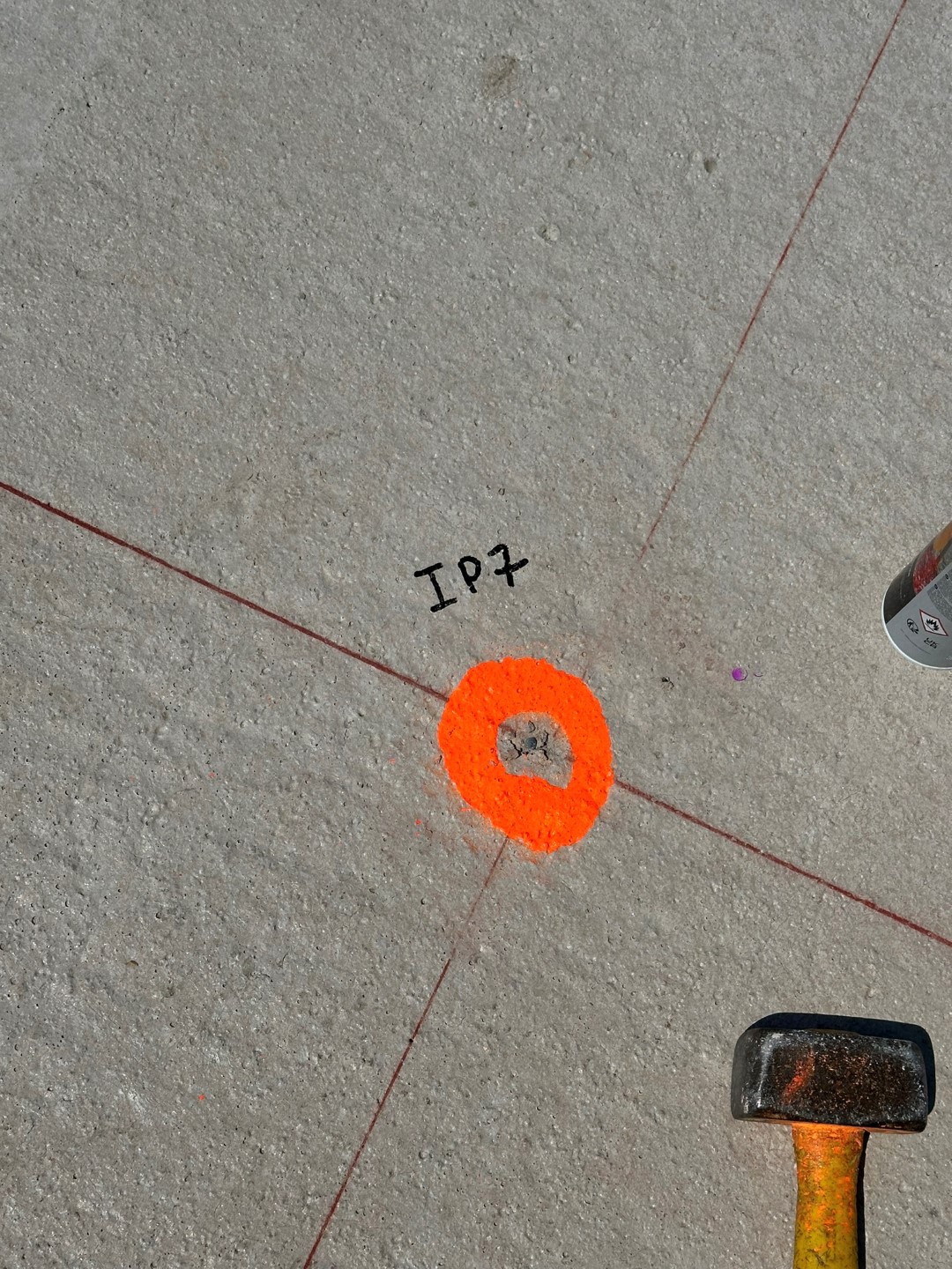 implanatation de précision chantier géometre topographe corse helix