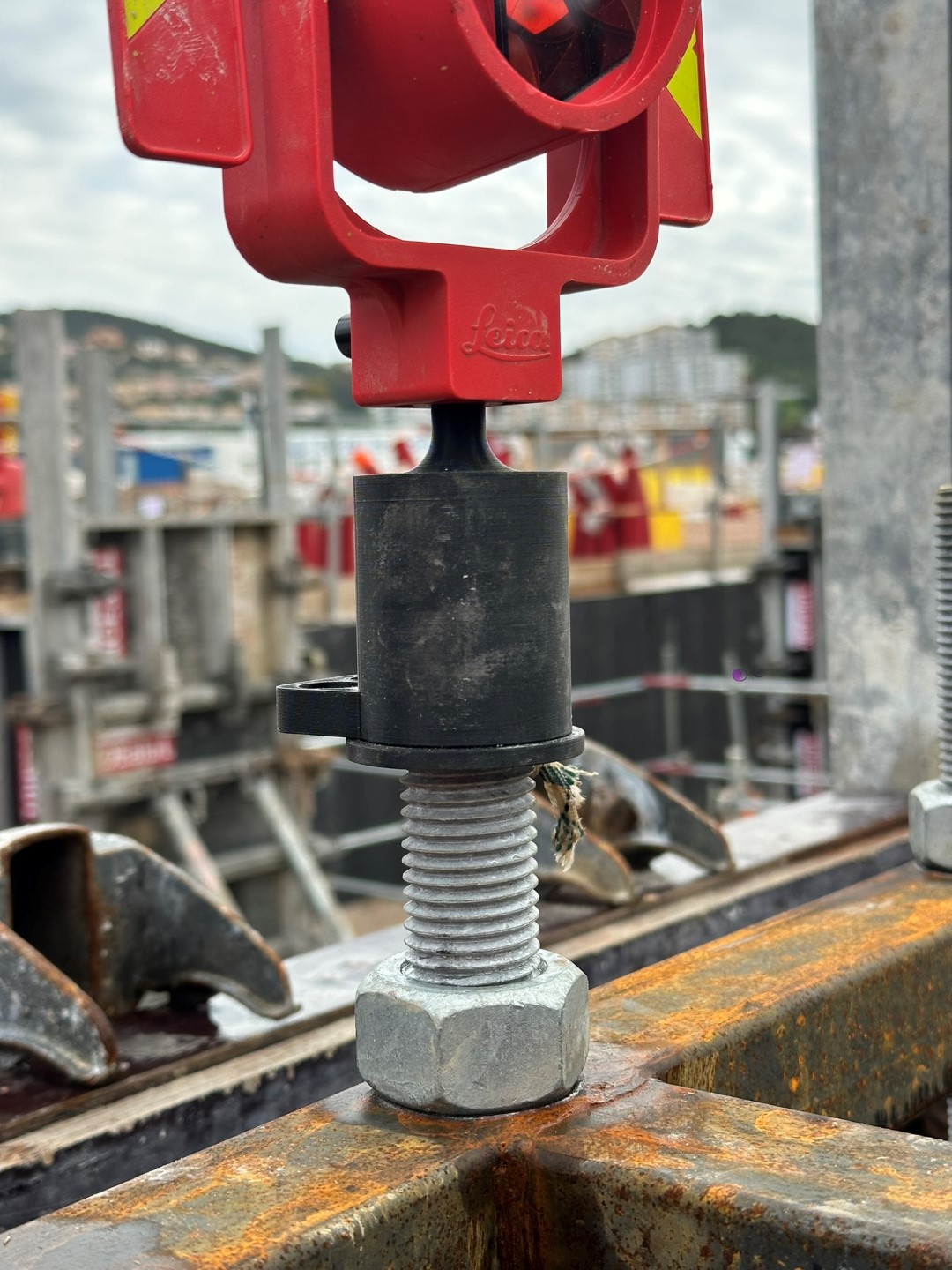 implanatation de précision chantier géometre topographe corse helix
